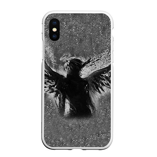 Чехол iPhone XS Max матовый Metamorphosis Demon ZXC / 3D-Белый – фото 1