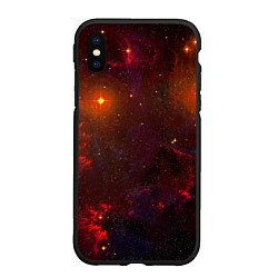 Чехол iPhone XS Max матовый Звездная бескрайняя вселенная