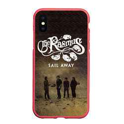 Чехол iPhone XS Max матовый Sail Away - The Rasmus, цвет: 3D-красный