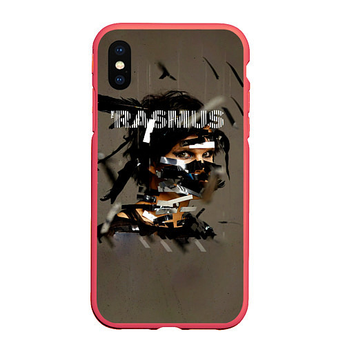 Чехол iPhone XS Max матовый The Rasmus - альбом The Rasmus / 3D-Красный – фото 1