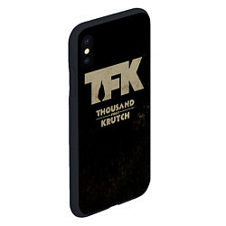 Чехол iPhone XS Max матовый TFK - Thousand Foot Krutch, цвет: 3D-черный — фото 2