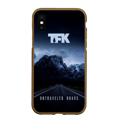 Чехол iPhone XS Max матовый Untraveled Road - Thousand Foot Krutch / 3D-Коричневый – фото 1