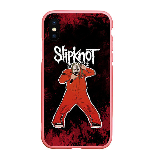 Чехол iPhone XS Max матовый Slipknot music / 3D-Баблгам – фото 1