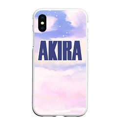 Чехол iPhone XS Max матовый Akira sky clouds