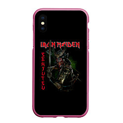 Чехол iPhone XS Max матовый Iron Maiden Senjutsu samurai