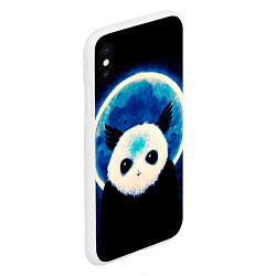 Чехол iPhone XS Max матовый Святой панда, цвет: 3D-белый — фото 2