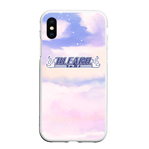 Чехол iPhone XS Max матовый Bleach sky clouds / 3D-Белый – фото 1