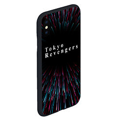 Чехол iPhone XS Max матовый Tokyo Revengers infinity, цвет: 3D-черный — фото 2