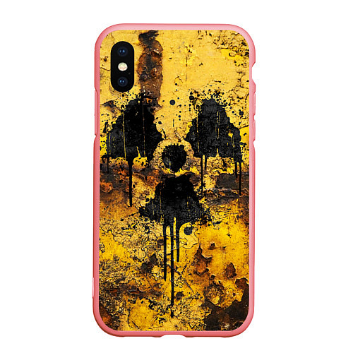 Чехол iPhone XS Max матовый Rusty radiation / 3D-Баблгам – фото 1