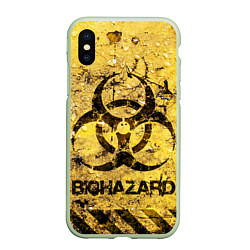 Чехол iPhone XS Max матовый Danger biohazard