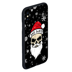 Чехол iPhone XS Max матовый Christmas Bad Santa, цвет: 3D-черный — фото 2