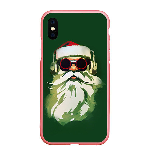 Чехол iPhone XS Max матовый Добрый Санта / 3D-Баблгам – фото 1
