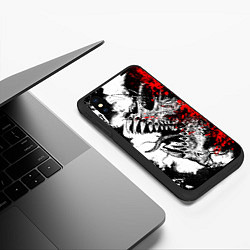 Чехол iPhone XS Max матовый Демон внутри меня, цвет: 3D-черный — фото 2