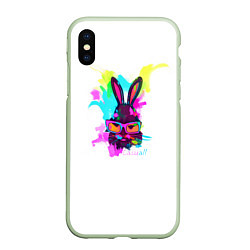 Чехол iPhone XS Max матовый Rabbit casuall