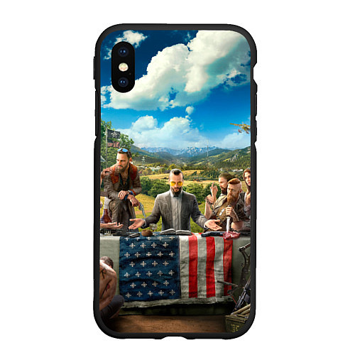 Чехол iPhone XS Max матовый Far Cry / 3D-Черный – фото 1