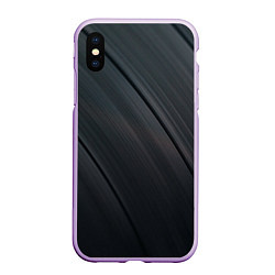 Чехол iPhone XS Max матовый Темная виниловая пластинка