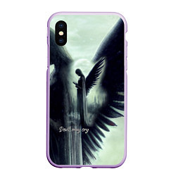 Чехол iPhone XS Max матовый Devil may cry, цвет: 3D-сиреневый