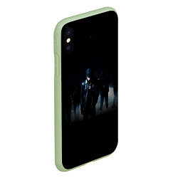 Чехол iPhone XS Max матовый Фараон Халливуд Хоус, цвет: 3D-салатовый — фото 2