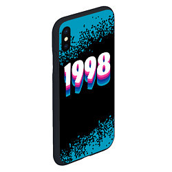 Чехол iPhone XS Max матовый Made in 1998: vintage art, цвет: 3D-черный — фото 2