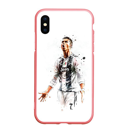 Чехол iPhone XS Max матовый CR 7 Juventus / 3D-Баблгам – фото 1