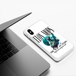 Чехол iPhone XS Max матовый Илон Мопс, цвет: 3D-белый — фото 2