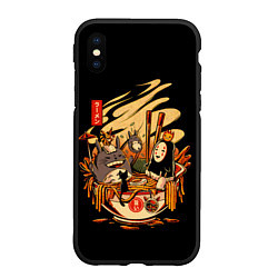 Чехол iPhone XS Max матовый Персонажи Хаяо Миядзаки