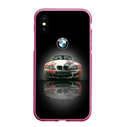 Чехол iPhone XS Max матовый Немецкий люксовый кабриолет BMW Z4