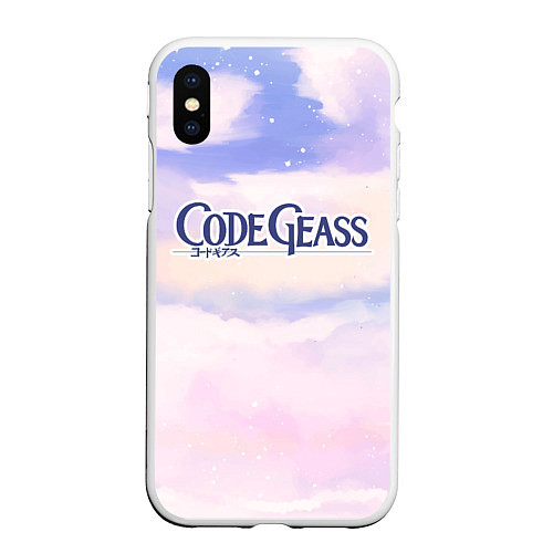 Чехол iPhone XS Max матовый Code Geass sky clouds / 3D-Белый – фото 1