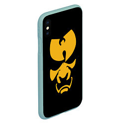 Чехол iPhone XS Max матовый Wu-Tang Clan samurai, цвет: 3D-мятный — фото 2