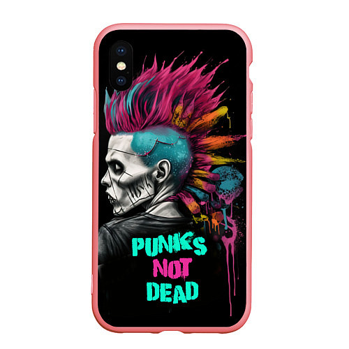 Чехол iPhone XS Max матовый Punks not dear / 3D-Баблгам – фото 1