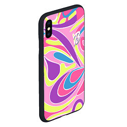 Чехол iPhone XS Max матовый Barbie Totally Hair - ретро костюм, цвет: 3D-черный — фото 2