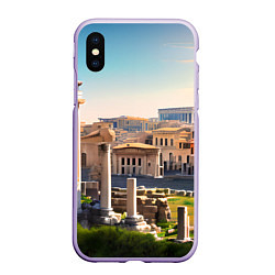 Чехол iPhone XS Max матовый Руины Рима
