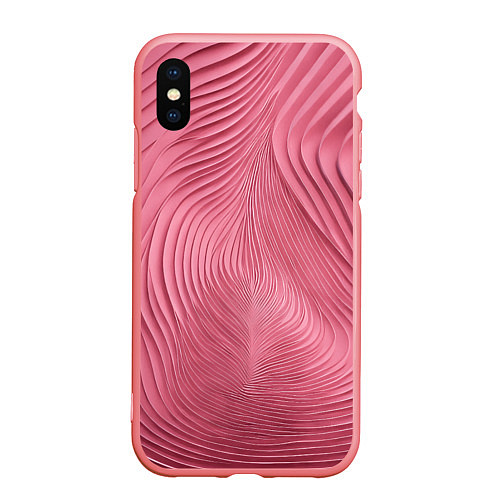 Чехол iPhone XS Max матовый Фантазия в малиновом / 3D-Баблгам – фото 1