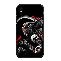 Чехол iPhone XS Max матовый Cyberpunk death