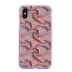 Чехол iPhone XS Max матовый Ткань со складками