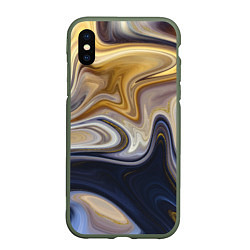 Чехол iPhone XS Max матовый Fantasy waves