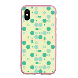 Чехол iPhone XS Max матовый Art green