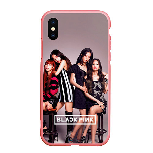 Чехол iPhone XS Max матовый Blackpink kpop / 3D-Баблгам – фото 1