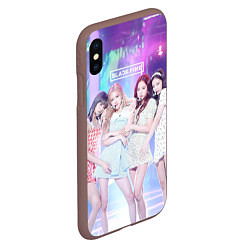 Чехол iPhone XS Max матовый Blackpink girl style, цвет: 3D-коричневый — фото 2