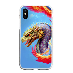 Чехол iPhone XS Max матовый Dragon - irezumi - tattoo - Japan