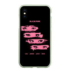 Чехол iPhone XS Max матовый Blackpink Eyes