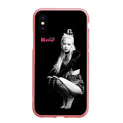 Чехол iPhone XS Max матовый Blackpink Rosanna