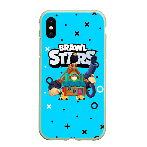 Чехол iPhone XS Max матовый 8bit ghost skin / 3D-Салатовый – фото 1