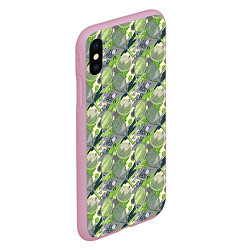 Чехол iPhone XS Max матовый Большой теннис - tennis, цвет: 3D-розовый — фото 2