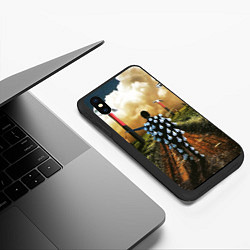 Чехол iPhone XS Max матовый Pink Floyd Tribute, цвет: 3D-черный — фото 2