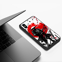 Чехол iPhone XS Max матовый Ronin armour, цвет: 3D-черный — фото 2