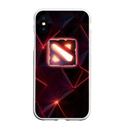 Чехол iPhone XS Max матовый Dota 2 Lightning