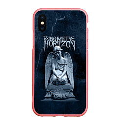 Чехол iPhone XS Max матовый Bring Me The Horizon Angel, цвет: 3D-баблгам