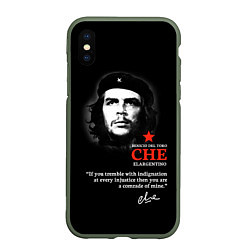 Чехол iPhone XS Max матовый Che Guevara автограф