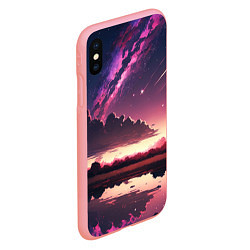 Чехол iPhone XS Max матовый Аниме комета, цвет: 3D-баблгам — фото 2